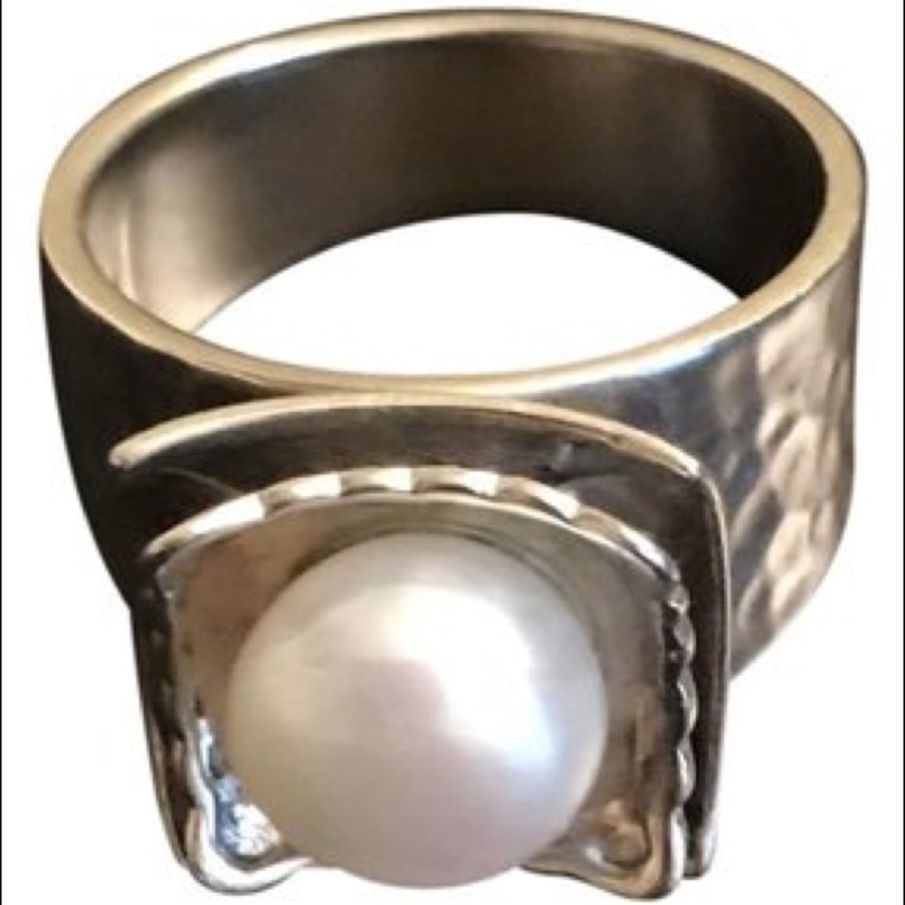 Silpada pearl ring R0898